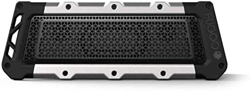 FUGOO Tough XL- Ultimate Rugged Waterproof Wireless Bluetooth Speaker 35 Hrs Battery Life with Built in Speakerphone (Silver/Black)