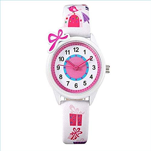 Children's Electronic Digital Simulation Quartz Watch, Kids Cute Bow Time Teacher - Girl Watch Gift