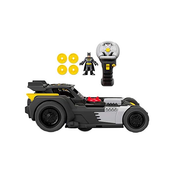 Fisher-Price-GBK77-Imaginext-DC-Super-Friends-Transforming-Batmobile-RC-Vehicle-Multicoloured Imaginext DC Super Friends Transforming Batmobile R/C
