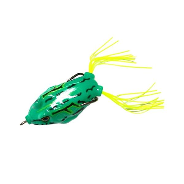 Laimeng6pcs-Frog-Snakeheads-Bait-Fishing-Lures-Bass-Soft-Bait