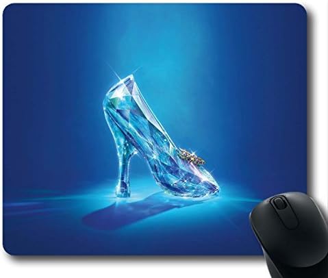 Gaming Mouse Pad, Cinderella Lost Shoe Personalized MousePads Natural Eco Rubber Durable Design Computer Desk Stationery Accessories Gifts For Mouse Pads