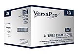 VersaPro T101L-Case Nitrile Exam Glove, Non-Latex, Powder Free, Large, Blue (Pack of 1000)