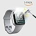 GOSETH for Fitbit Versa Screen Protector [3-PACK], Fitbit Versa 3D Tempered Glass Screen Protector for Fitbit Versa SmartWatch[Crystal Clear] [No-Bubble] [Anti-Scratch]