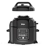 Ninja OP401 Foodi XL TenderCrisp Pressure Multi Cooker 8 quart Black/Gray (Renewed)