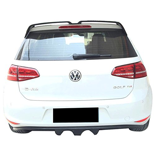 Buy Rear Bumper Lip Fits 20152016 VW Golf Type B Style Black PU Rear