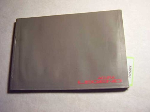 1992 Acura Legend Owners Manual Acura Amazon Com Books