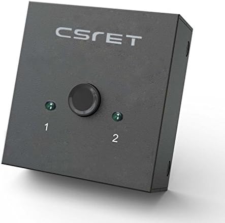 HDMI 2.0 Switch, CSRET 2x1 or 1x2 Bi-Directional HDMI Switch with HDCP Pass Through, Support UHD 4Kx2K@60Hz &amp; 3D
