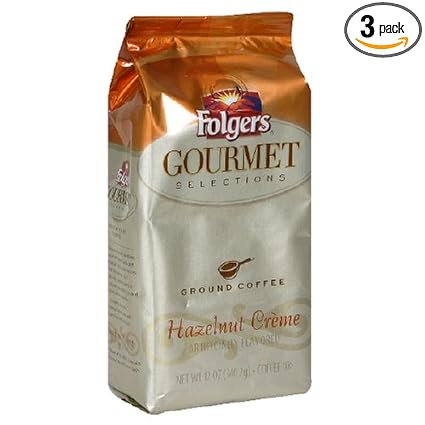 Folgers gourmet selections ground coffee - hazelnut creme (025500070988)
