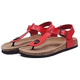 SUKULIS Fashion Cork Sandals Summer Buckle Strap