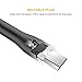 [2-Pack] EasyAcc Micro USB to USB Cable for Galaxy S7, S6, HTC A9, LG G5, Moto G and More,0.5ft