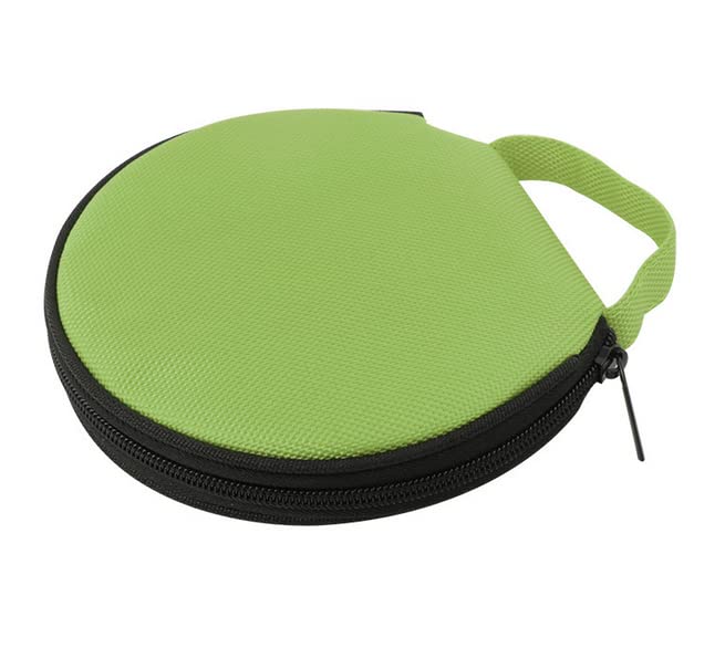Losuya Portable 20 Capacity CD DVD Disc Storage Case Bag Wallet for Car Home Office Use (Green)