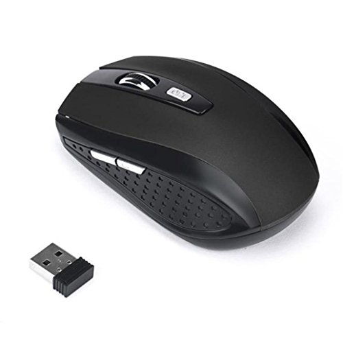 Mchoice 2.4GHz Wireless Gaming Mouse USB Receiver Pro Gamer for PC Laptop Desktop (Black) Mchoice 2.4GHz Wireless Gaming Mouse USB Receiver Pro Gamer for PC Laptop Desktop (Black)