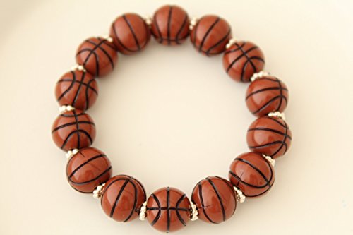 Basketball Fan Team Gift Kids Party Favors Sports Jewelry Bracelet