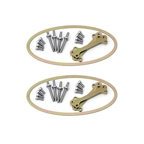 Lokar TL-1910 Standard Oval Chrome Taillight - Pair