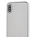 totallee iPhone X Case, Thinnest Cover Premium Fit Ultra Thin Light Slim Minimal Anti-Scratch Protective - For Apple iPhone X Special Edition (Silver Metallic)