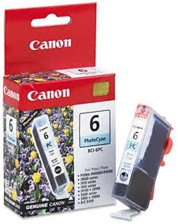 Canon BCI6PC (BCI-6) Ink Tank, 370 Page-Yield, Photo Cyan