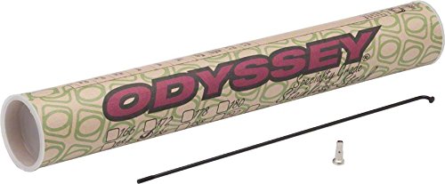 ODYSSEY Stainless 14g Spokes 186mm Black with Nipples
