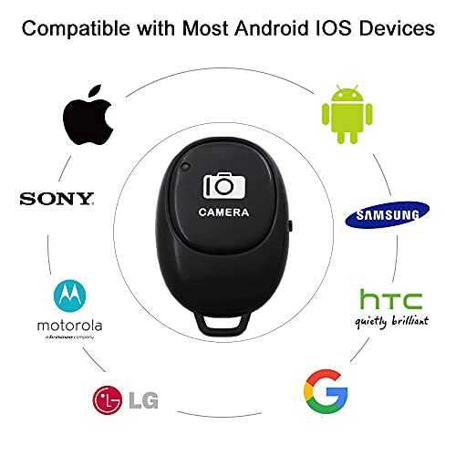 Ravs Wireless Bluetooth Camera Shutter Remote Control Clicker for