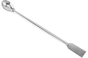 Healvian Lab Spoon with Precise Control for Graphite Crucible Cleaning Stainless Steel Long Handle Suitable