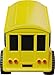 Nylea Magic Vehicles Inductive Truck [Follows Black Line] Magic Toy Car for Kids & Children - Best Toddler Toys Mini Magic Pen Inductive Fangle Kids Car Follow (Yellow School Bus)