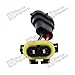 PartsSquare 2pcs H11 Male to 9006 9005 female Convert Pigtail Wire Harness Socket plug N play