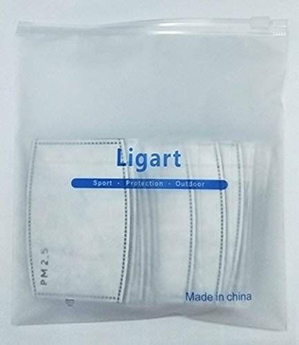 Ligart Kids Anti Pollution Mask Activated Carbon N95 Filters Dust Mask Filtration Exhaust Gas Anti Pollen Allergy PM2.5 Air Filter Mask for Outdoor Activities 30Pcs - Thumbnail 2