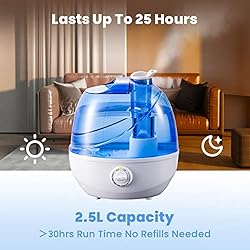 Cool Mist Humidifiers for Bedroom & Large Room