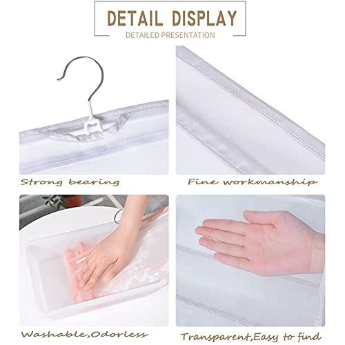 Handtaschen-Organizer für 6 Taschen, Oxford-Stoff, durchsichtig, Aufbewahrungstasche, Hängeorganizer Waschbar