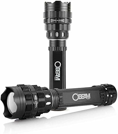 O2Beam High-Power Long Range Flashlight