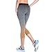 iSZEYU Yoga Pants for Women Workout Crop Capris Active Leggings Running Tights