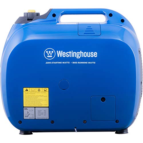 Westinghouse WH2200iXLT Super Quiet Portable Inverter Generator - 1800 Rated Watts and 2200 Peak Watts - Gas Powered - CARB Compliant (Renewed) Westinghouse WH2200iXLT Super Quiet Portable Inverter Generator - 1800 Rated Watts and 2200 Peak Watts - Gas Powered - CARB Compliant (Renewed)