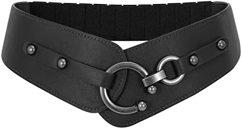 Kreepsville 666 Elastic Waist Belt Bat Silver Elastic Split Buckle