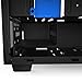 NZXT S340 Mid Tower Computer Case, Matte Black/Blue (CA-S340MB-GB)