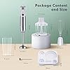 Hand-Blender-Set-6-in-1-Slaouwo-800W-Stainless-Steel-Stick-Blender-for-Soup-Electric-Hand-held-Immersion-Blender-with-Food-Processor-Beaker-Whisk-and-Milk-Frother-Anti-splash-Blades-for-Baby-Food Hand Blender Set 6 in 1, Slaouwo 800W Stainless Steel Stick Blender for Soup, Electric Hand-held Immersion Blender with Food Processor, Beaker, Whisk and Milk Frother, Anti-splash Blades for Baby Food