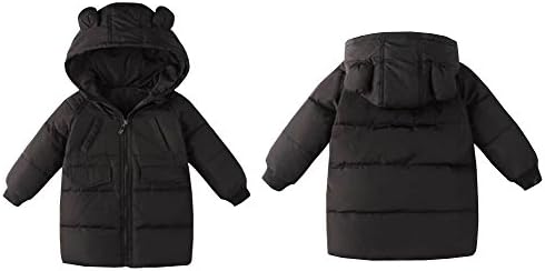 Wxian Children's Ear Hooded Thicken Windproof Down Jacket