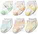 Carter's Boys' Unisex-Baby Newborn Color Animal Socks (Pack of 6)