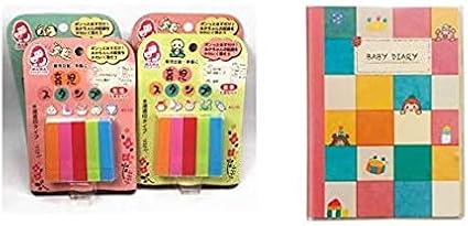 Amazon Co Jp 銀鳥産業 育児日記 24時間 時間軸しっかり 育児スタンプ5本セットの生活 食事 健康 ご機嫌4種類セット スタンプでお子様の記録を可愛く残そう 文房具 オフィス用品