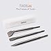 SDS-plus Chisel Set, Tacklife Advanced Rotary Hammer Chisel Bit Sets - 3 PCS Including Point Chisel, Flat Chisel, Cranked Chisels With Carry Case - ADB01C