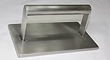 CookEasy Stainless Steel Steak Weight, Grill Press, Hamburger & Bacon Press, 4.4 LB