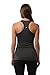 90 Degree By Reflex - Power Flex Racerback Tank Top - Heather Charcoal Medium