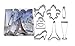 R&M International Paris Collection Cookie Cutters, Poodle, Fleur de Lis, Lipstick, Purse, High Heel, Eiffel Tower, Champagne Glass, 7-Piece Set