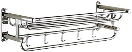 YONGLIANG Toiletries Bathroom Hardware Accessories Bathroom Towel Racks Wall Mounted Bathroom Towel Rack 304 Stainless Steel Towel Rack ( Size : Xl )