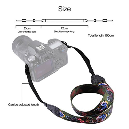 MChoice Soft Multi-Color Universal Camcorder Camera Shoulder Strap Neck Belt for DSLR (A)