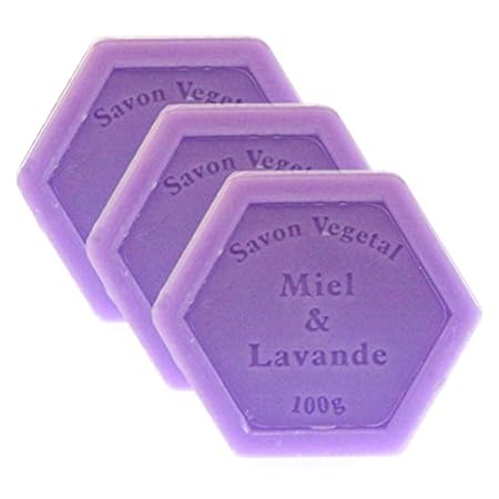 3x100g Lavendel Honigseife Honig Seife