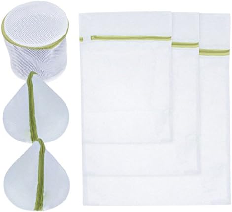 Dingtuo 6 Pieces Mesh Laundry Bags Reusable Washing Machine Bag for Bra Underwear Ingerie Socks Baby Clothes Protector