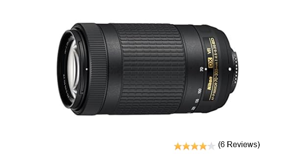 Nikon Nikkor AF-P DX Objetivo 70 – 300 mm f/4.5 – 6.3 G: Amazon.es ...