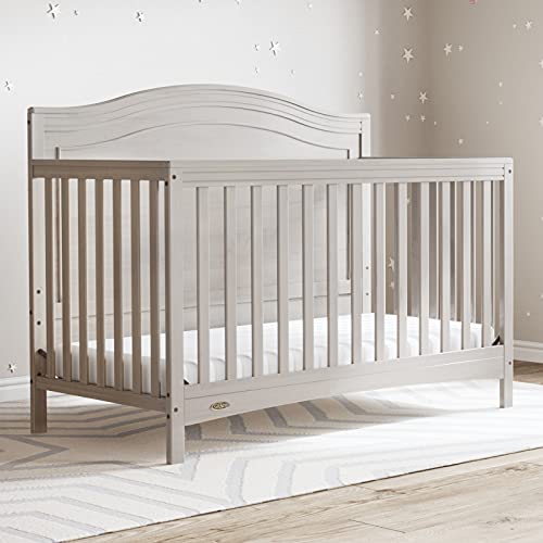 Graco Paris 5in1 Convertible Crib (White) Converts from Baby Crib to