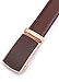 BULLIANT Men Belt, Genuine Leather Ratchet Belt for Men With Designed Slide Buckle, Trim to Fit (34-44in, Light Brown01)