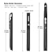 Meko Stylus Pen Case Holder Sleeves for Apple Pencil(1st and 2nd Gen), Premium Genuine Leather Case Pouch Built-in Elastic Band for Stylus Pens - Black