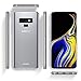Moozy 360 Degree Case for Samsung Note 9 - Full Body Front and Back Slim Clear Transparent TPU Silicone Gel Cover for Samsung Galaxy Note9